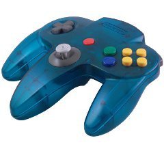 Nintendo Brand Atomic Ice Blue Controller N64